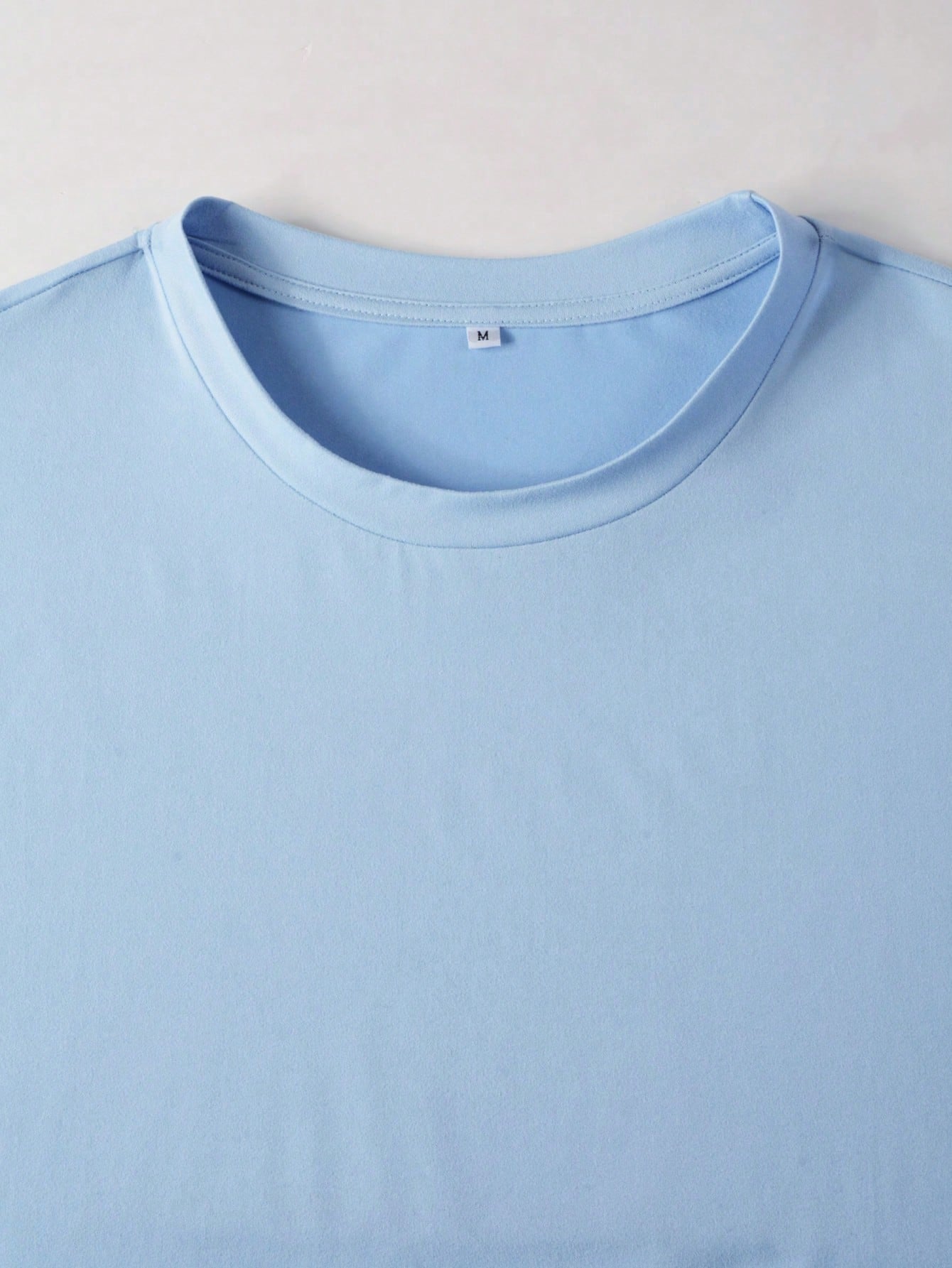 Manfinity Homme Men’s Letter Graphic Curved Hem Tee