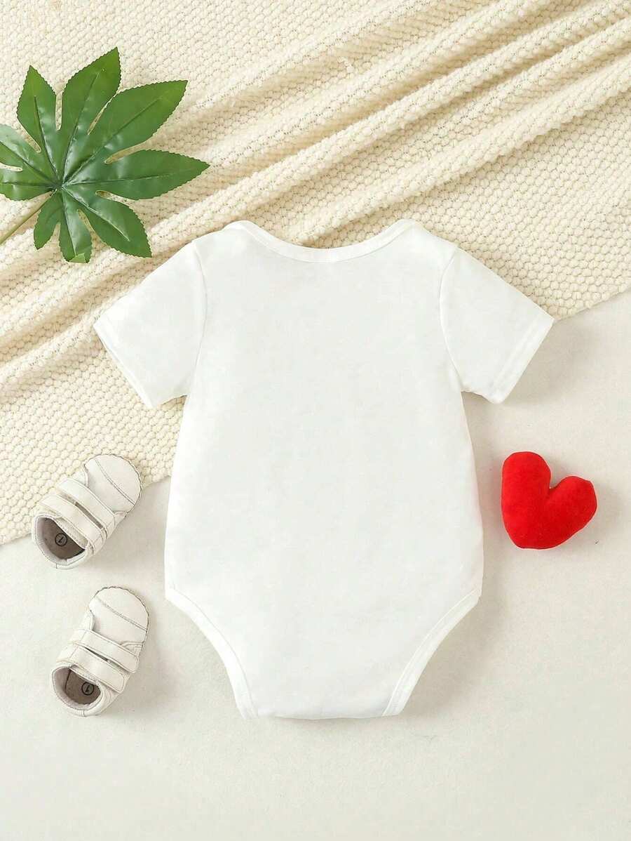 Baby Boy Sleeveless Slogan Romper – Summer Cute