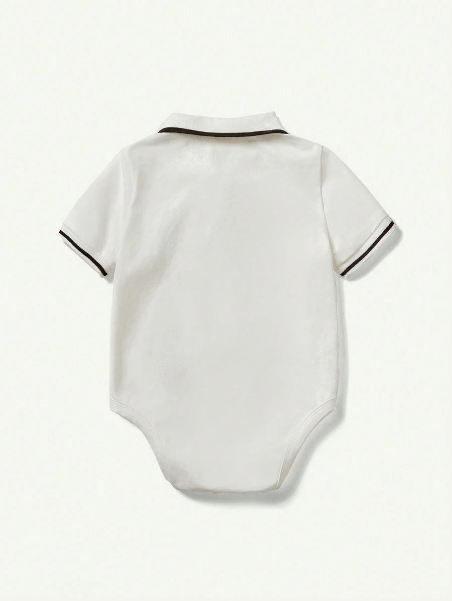 3pcs Baby Boy Animal Print Bodysuit Set – Cozy Pixies