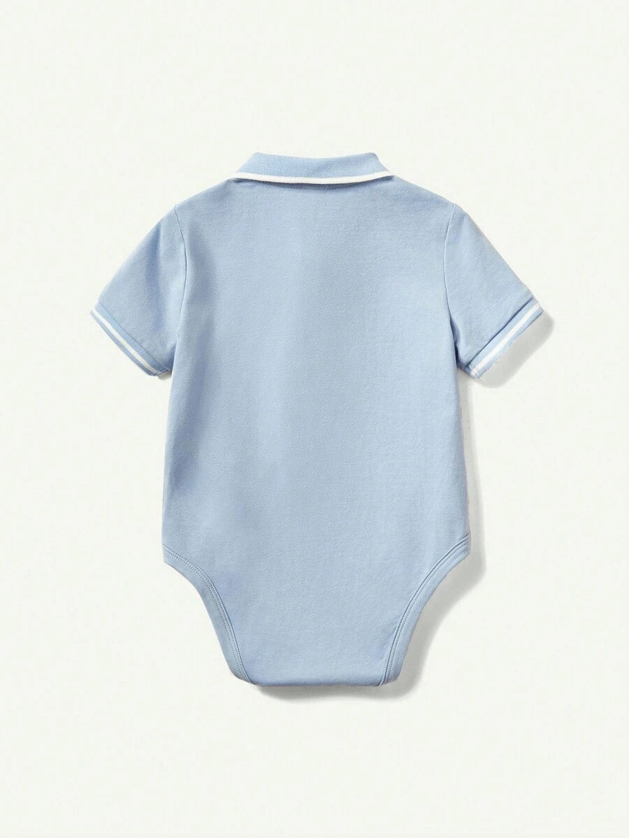 3pcs Baby Boy Animal Print Bodysuit Set – Cozy Pixies