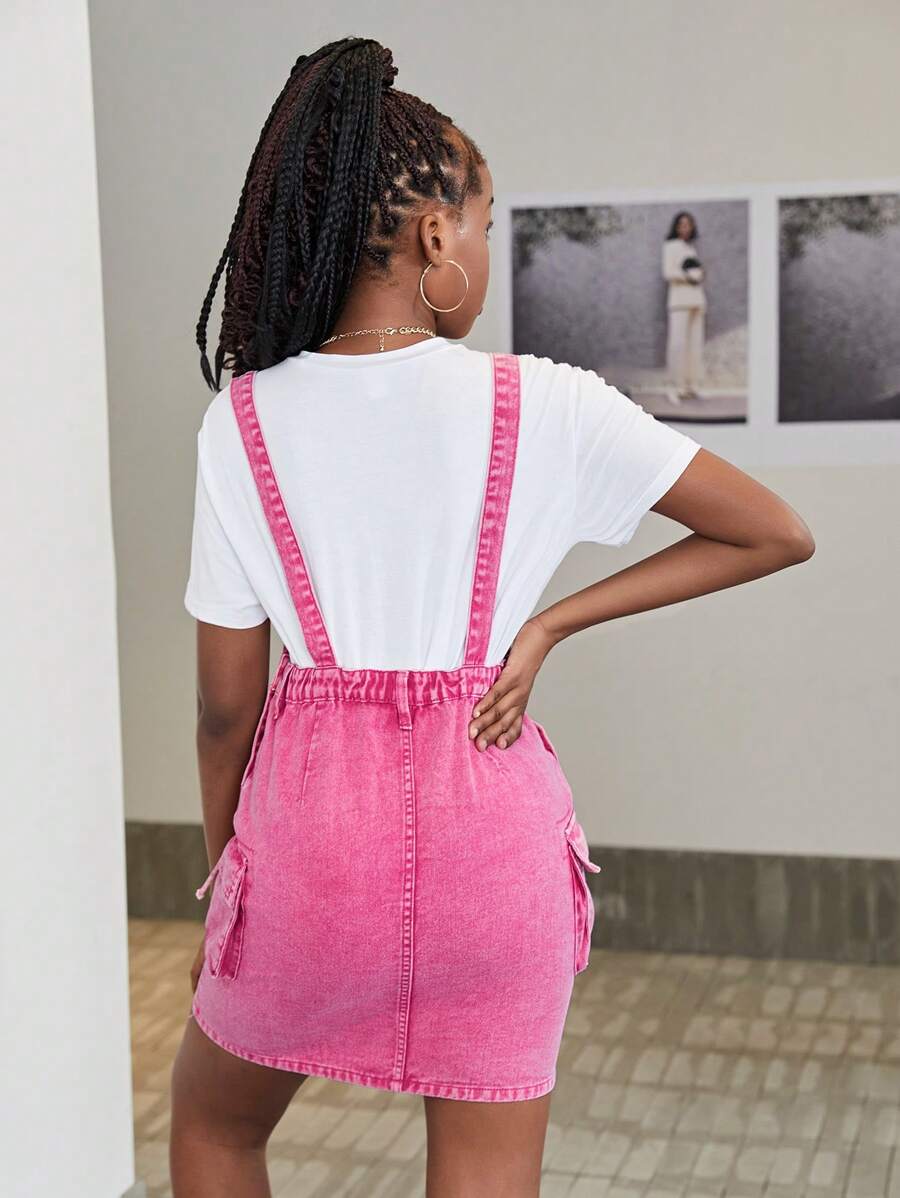 SHEIN TEEN GIRL Y2K-Style Overalls