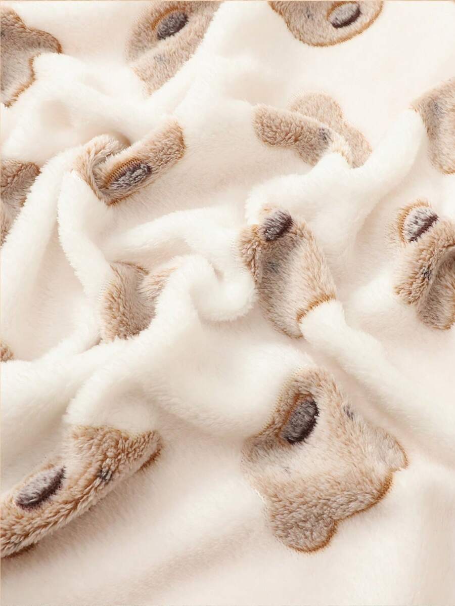 Fluffy Coral Fleece Baby Blanket – Soft & Cozy