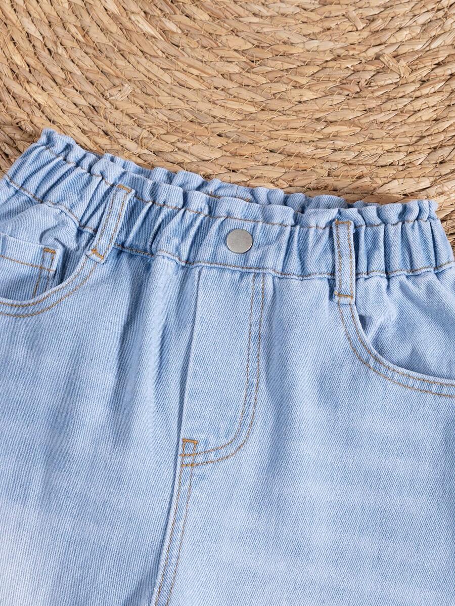 Tween Girls Blue Casual Flare Leg Jeans