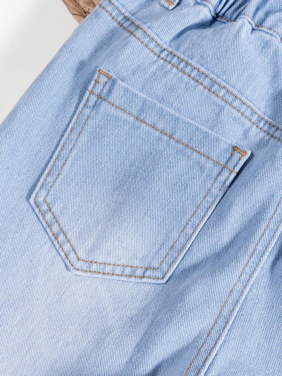 Tween Girls Blue Casual Flare Leg Jeans