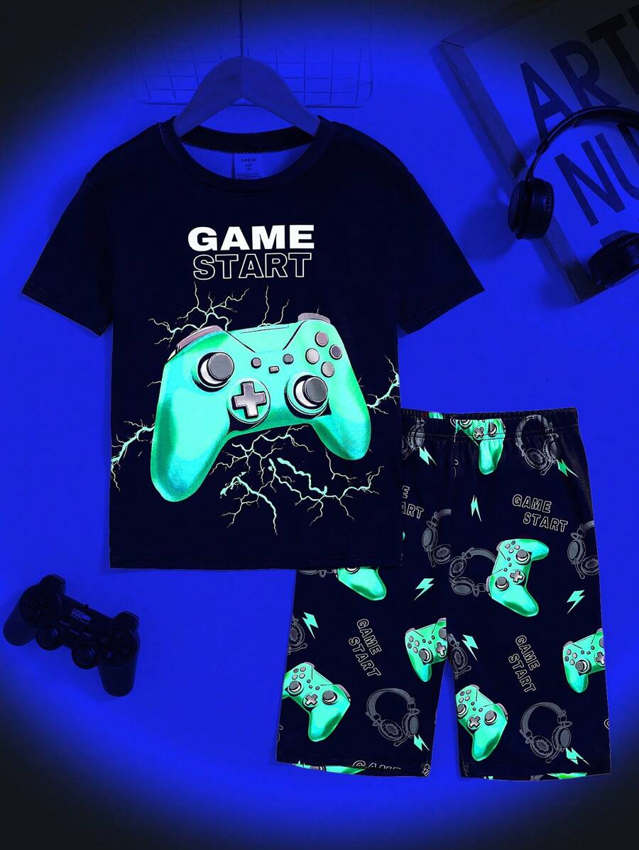 Dozemod Boys Luminous Game Controller Pajama Set