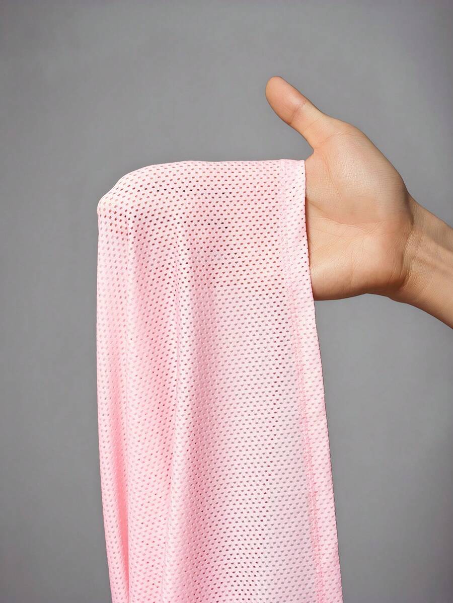 Slaydiva 2025 Summer New Street Casual Pink Mesh Fabric Alphanumeric Printing Loose V Neck Short Sleeve Women T Shirt Suitable For Music Festival Daily Travel Vacation Boho Travel Seaside Beach Graduation Back To School Holiday Party Sports