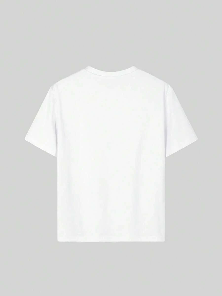 Boys & Teens' Casual Graphic Print T-Shirt