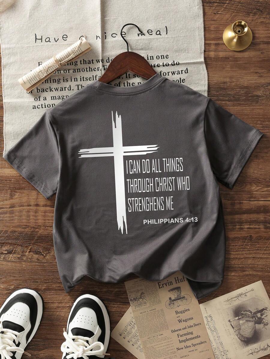 Boys' Teen Graphic Print T-Shirt