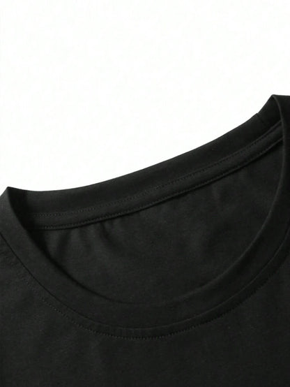 Teenagers Fashion Heart-Shaped Earth T-Shirt