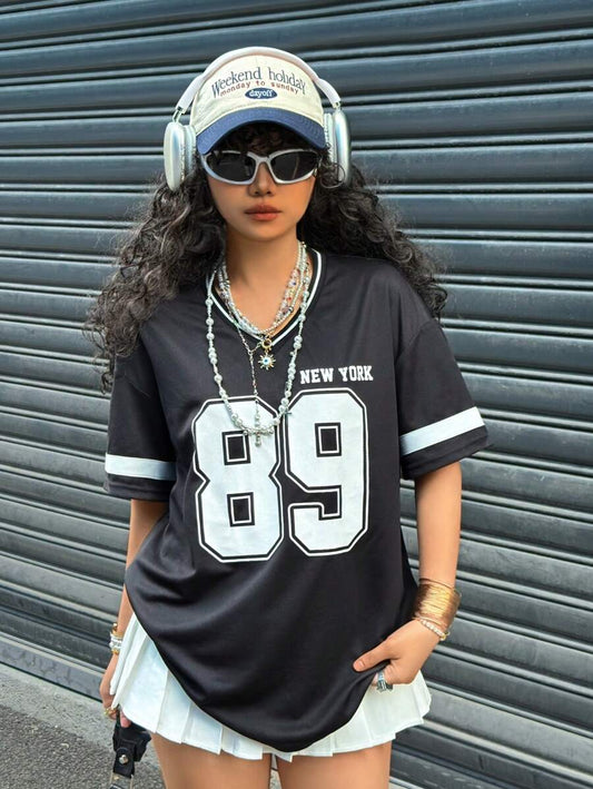SHEIN Teen Girls Fashionable Loose Fit T-Shirt