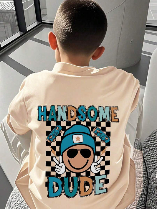 Tween Boy's Expression Print T-Shirt