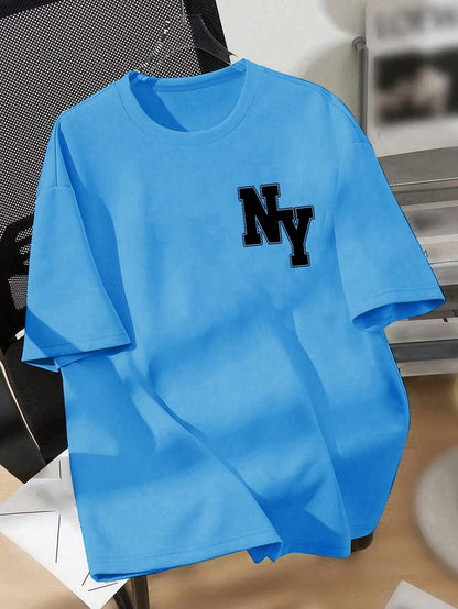 SHEIN Tween Boys Casual Minimalist T-Shirt