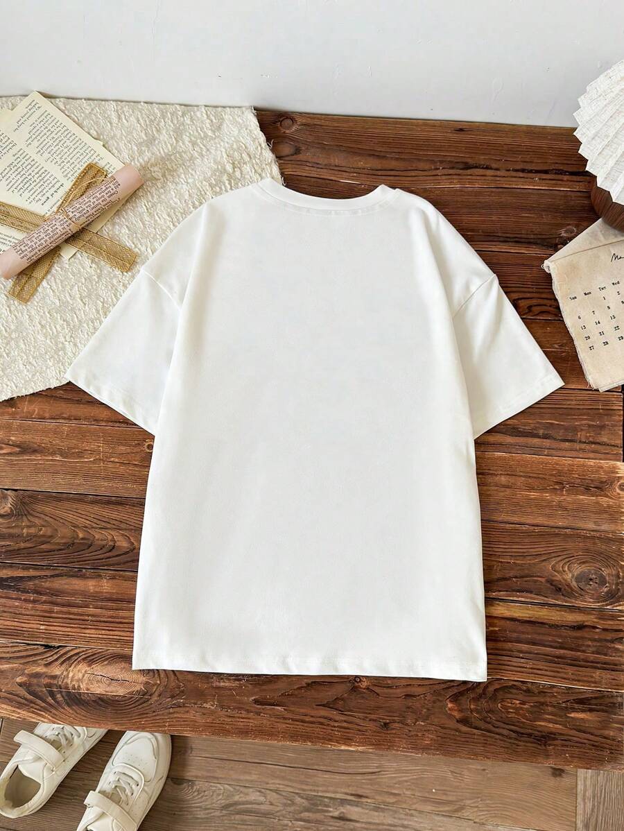 Teen Girls’ Attitude Teddy Print T-Shirt